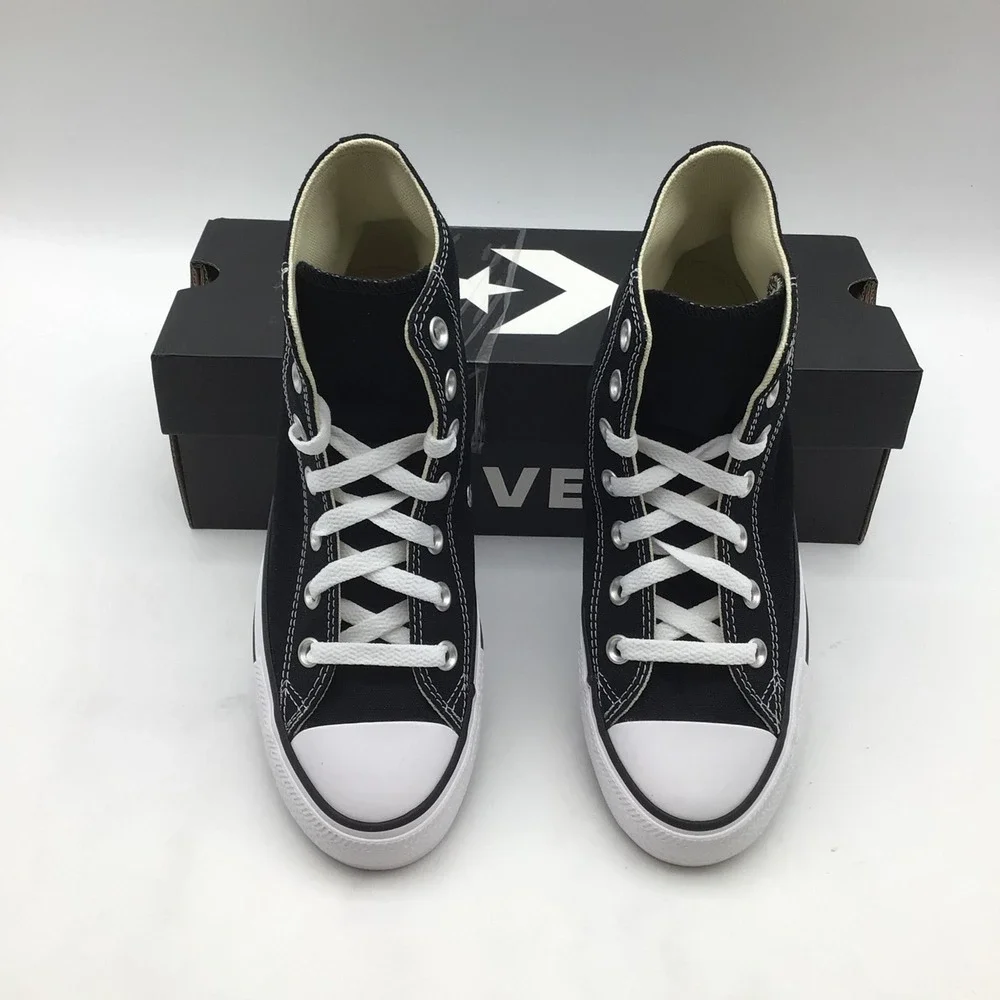Converse Chuck Taylor All Star Hi Black White Mens Size 5 M9160 Sneakers NEW - Picture 3 of 6